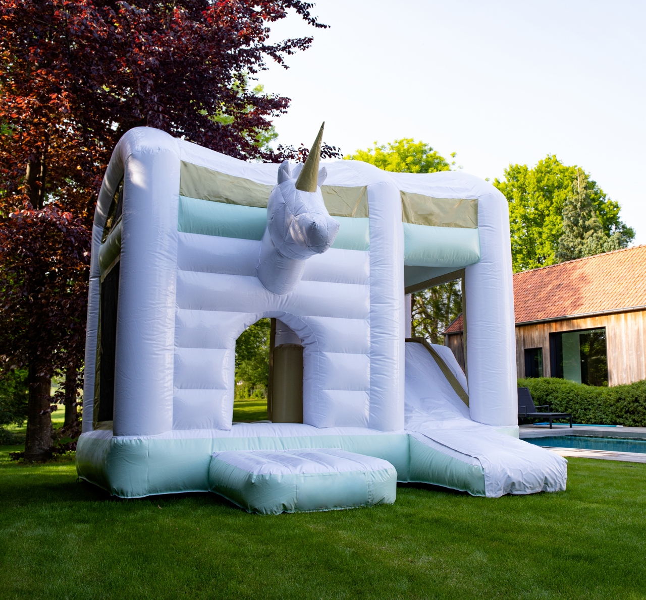 Air Blanche springkasteel